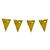 Wimpelkette gold, 10 m