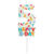 NEU Geburtstags-Kerze Sprinkles, Zahl 5, ca. 7cm, bunt, Zahlenkerze - Ziffer: 5