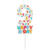 NEU Geburtstags-Kerze Sprinkles, Zahl 9, ca. 7cm, bunt, Zahlenkerze - Ziffer: 9