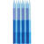 NEU Geburtstags-Kerzen, ca. 10cm, 24 Stck inkl. Halter, blau