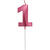 NEU Geburtstags-Kerze Glamour Vibes, Zahl 1, ca. 7cm, rot, Zahlenkerze - Ziffer: 1