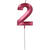NEU Geburtstags-Kerze Glamour Vibes, Zahl 2, ca. 7cm, rot, Zahlenkerze - Ziffer: 2