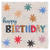 Servietten Starburst, 33 x 33 cm, 20 St�ck, Happy Birthday Bild 2