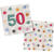 Servietten Starburst, 33 x 33 cm, 20 St�ck, 50. Geburtstag - 50. Geburtstag