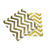 SALE Servietten Metallic Gold glnzend, 33cm, 20 St