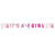 SALE Girlande Buchstaben It's a Girl, XL, 1,70m