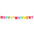 Girlande Happy Birthday Buchstaben, 1,5 m