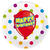 SALE Teller Ballon Geburtstag 18 cm