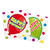 Servietten Ballon Geburtstag, 16 Stück, 25x25 cm - Serviette 33 cm Ballon Geburtstag