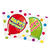 Servietten Ballon Geburtstag, 16 Stck, 25x25 cm - Serviette 33 cm Ballon Geburtstag