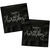 Servietten Cr�me Noir, Happy Birthday, 33 x 33 cm, 20 St�ck