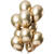 NEU Premium-Latex-Luftballons Mirror Effect Gold, 33cm, 12 Stk. - Gold