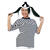 Ringelshirt, schwarz-wei, kurzarm, Gr. S Bild 2