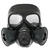 NEU PVC-Gasmaske, schwarz, grenverstellbar