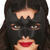 NEU Maske Fledermaus aus Hartschaum, schwarz