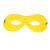 NEU Maske Bandit / Superheld, Augenmaske mit Gummizug, Gelbgold - Gelb