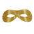 NEU Maske Bandit / Superheld, Augenmaske mit Gummizug, Gelbgold - Gelb