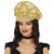 NEU Mtze Police-Cap Gold mit Strasssteinen, Einheitsgre Bild 3