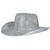 NEU Hut Glamour-Cowgirl mit Glittersteinen, silber, Einheitsgre Bild 2