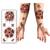 NEU Temporres Tattoo Halloween-Wunden Satans Spuren - Motiv Satans Spuren