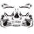 NEU Temporres Tattoo Halloween Skelett, 30x14cm Bild 2