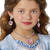 NEU Schmuckset 3-teilig, Kette, Ohrringe, Ring, mit rosa Herzen