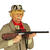 NEU Gewehr Scharfschütze mit Zielfernrohr, Kunststoff, ca. 67cm