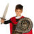 NEU Rmerschild mit Schwert fr Kinder, gold