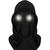 NEU Schwarze Haube mit LED-Augen