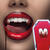 NEU Z�hne Blutiger Vampir, Eckz�hne mit Blutspuren, inkl. Thermoplastik