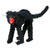NEU Halloween-Deko gruselige Katze, 30cm
