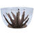 NEU Transparente Sch�ssel mit schwarzen Sekeletth�nden aus Kunsststoff, ca. 6,5 x 13,5cm