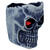NEU LED-Kerze Totenkopf, 6cm