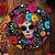 NEU Salat-Schssel Day of the Dead aus Kunststoff, ca. 32cm - Salatschssel