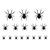 NEU Tempor�res Tattoo, Halloween Spinnen, 16,15x11cm Bild 2