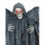 NEU Halloween-Deko-Figur Schwarzer Engel mit Licht, Sound und Bewegung, ca. 195 cm