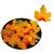 NEU Halloween-Deko Herbstliches Laub, Ahorn-Bltter, ca. 9-10cm, 24 Stck