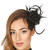 NEU Haarschmuck schwarze Rose mit Clip