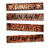 NEU Halloween-Deko Fenster-Schilder, 70x13cm, 4 Stck