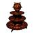 NEU Muffin-Stnder Halloween Gothic Krbis mit 3 Etagen, ca. 40x30cm - Muffin-Stnder