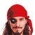 NEU Bandana / Piratentuch aus Samt, Einheitsgre, Rot