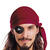 NEU Bandana / Piratentuch aus Samt, Einheitsgre, Burgund