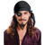 NEU Bandana / Piratentuch aus Samt, Einheitsgre, Schwarz Bild 2