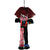 NEU Halloween-Deko-Figur Horrorclown Mdchen, mit Aufhnger, 45cm Bild 3