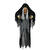 NEU Halloween-Deko Buckel-Hexe mit Licht-, Sound- und Bewegungseffekt, 120cm