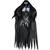 NEU Halloween-Deko schwarzer Geist mit Licht- und Soundeffekten, 170cm