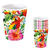 NEU Papp-Becher Tropical Hawaii, 6 Stk., ca. 240ml