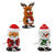 NEU Aufziehfiguren Weihnachten, 6cm, sortierte Modelle