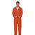 NEU Herren-Kostm Amerikanischer Hftling / Strfling, orange, Gr. S