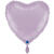 NEU Folienballon Herzballon, ca. 43cm, unifarben, violett - Violett